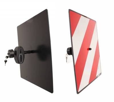 Suporte + Placa Reflectora com Fechadura